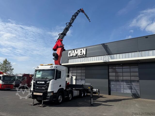 Darus teherautó Scania R 500 8x4 Palfinger PK 92002-SH G + JIB PJ 125 E