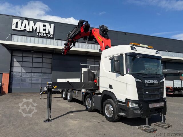Darus teherautó Scania R 500 8x4 Palfinger PK 92002-SH G + JIB PJ 125 E