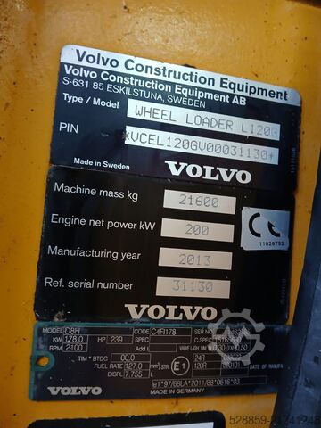 Ładowarka kołowa Volvo L120G Volvo L120G
