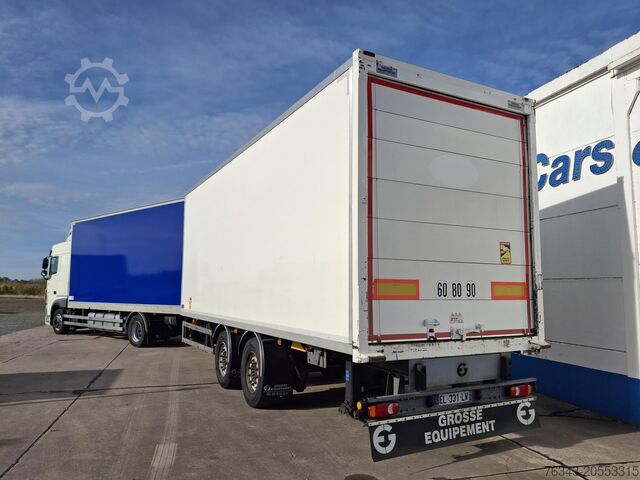 Dobozos utánfutó GROSSE EQUIPEMENT REMORQUE FOURGON 2 ESSIEUX