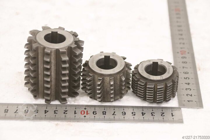 Modulmaró, fogaskerék-maró, 3 darab Reishauer Ø 50 mm / Ø 55 mm / Ø 62 mm
