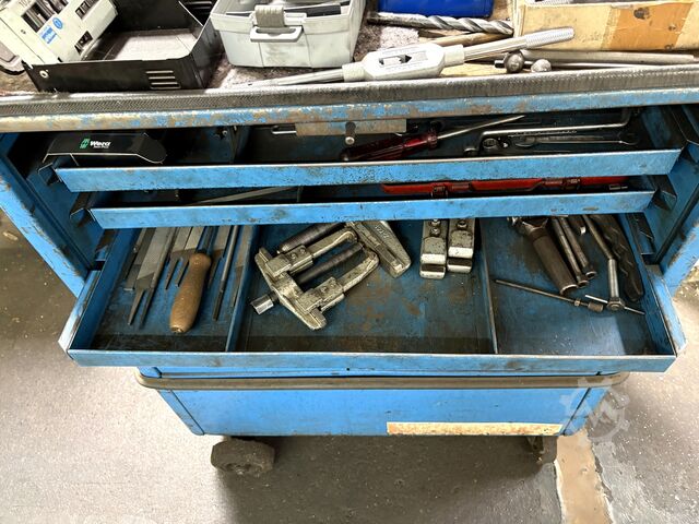 Carro de taller con contenido Workshop Trolley with Contents