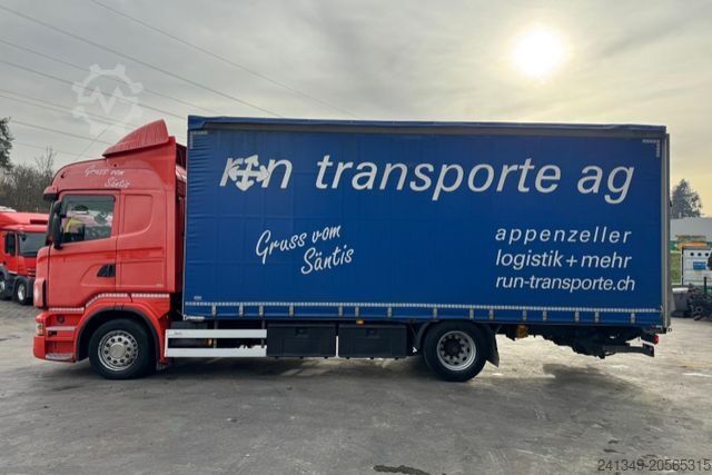 Flaklastbil med kapell SCANIA G400 4x2 Mega 3 M Innenhöhe