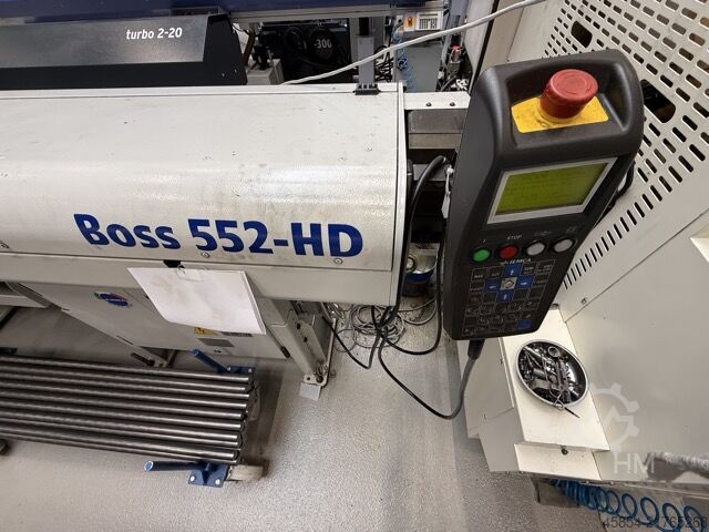 Tornio CNC a fantina mobile corta MIYANO BNE-51S, anno 1999, con caricatore IEMCA BOSS 552-HD, numer Miyano BNE-51S