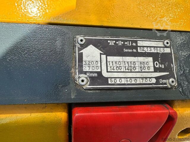 VS-22845 Empilhadeira elétrica Jungheinrich JUNGHEINRICH EJC14G