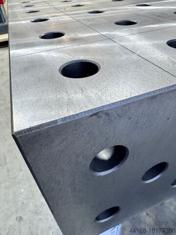 Welding turntable, turntable, hole table Protec 3-D Lochtisch 2400 x 1200x 200