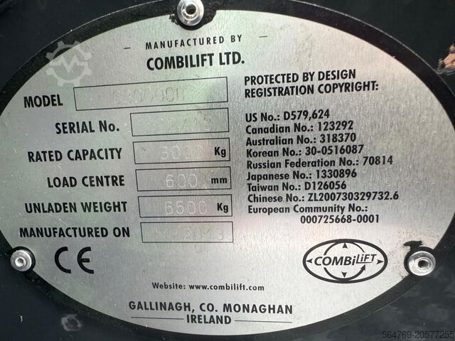 Четворосмерни виљушкар Combilift CB3000// Diesel// Perfect / Only 5185 h