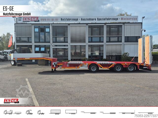 Ημιρυμουλκούμενο χαμηλής φόρτωσης FAYMONVILLE MAX Trailer MAX100 Semi-Tieflader Radmulden