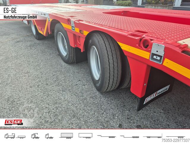 Ημιρυμουλκούμενο χαμηλής φόρτωσης FAYMONVILLE MAX Trailer MAX100 Semi-Tieflader Radmulden