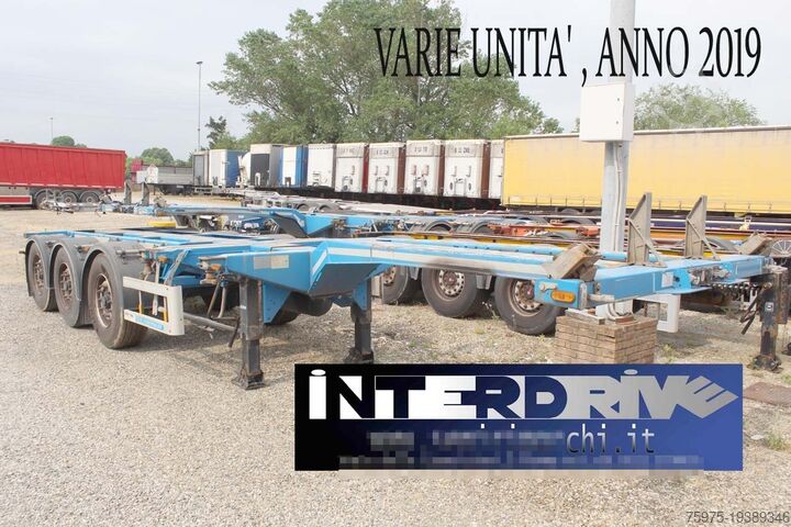 Semirremolque con caja móvil dtec semirimorchi portacontainer allungabili