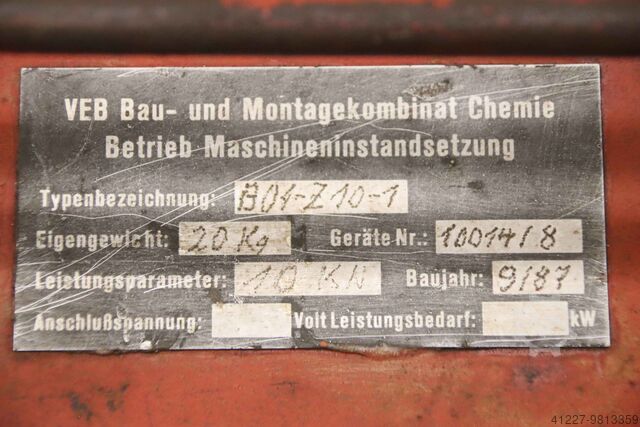 Materiale grab 1,000 kg unbekannt B04-Z10-1