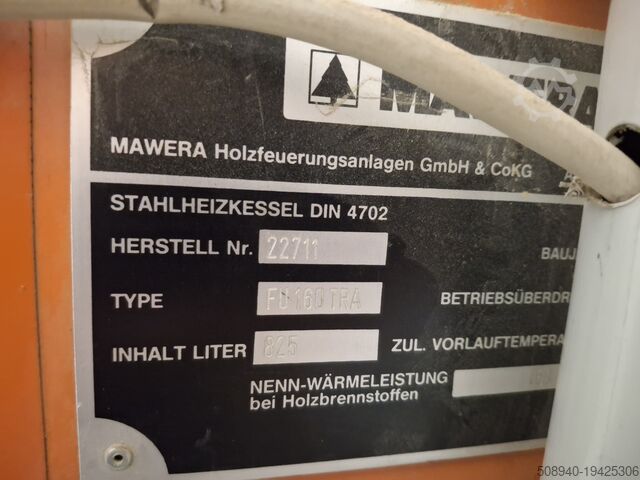 Verwarmingssysteem Mawera FU 160 TRA