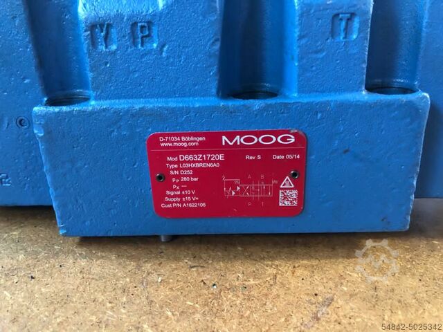 Βαλβίδα Moog f. Battenfeld D663Z1720E Moog D663Z1720E