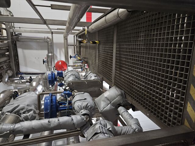 Seppelec - Instalație de pasteurizare (2007) Seppelec Pasteurisationsanlage