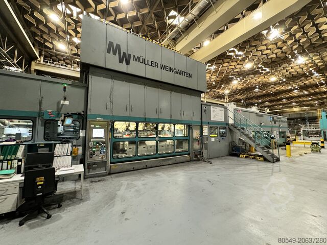 Automatische ponsmachine - Blankinglijn Müller Weingarten VK 500.40.25