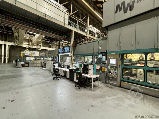 Automatische ponsmachine - Blankinglijn Müller Weingarten VK 500.40.25