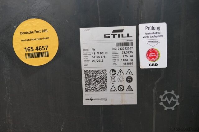 Voorlader vorkheftruck still RX 20-18P/H 4RAD DUPLEX 4VENTIL BATTERIE 29/2016