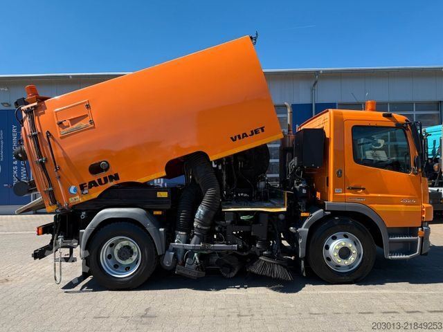 Οδοκαθαριστικό μηχάνημα MERCEDES-BENZ Atego 1324 Kehrmaschine FAUN VIAJET 6R/LH