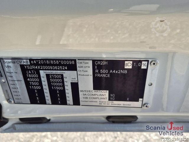 Standard nyergesvontató Scania R 500 A4x2NB