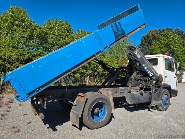 Ανατρεπόμενο φορτηγό MERCEDES-BENZ Ecoliner 1317 / Kipper - Kran Hiab 090