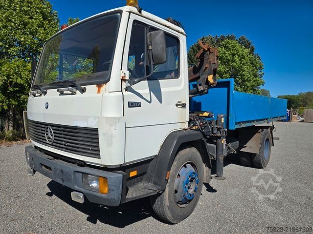 Ανατρεπόμενο φορτηγό MERCEDES-BENZ Ecoliner 1317 / Kipper - Kran Hiab 090