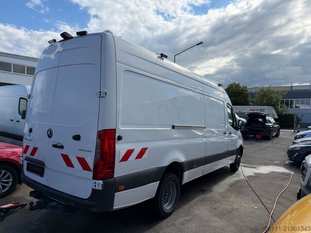 Furgon z wysokim dachem MERCEDES-BENZ Sprinter 516 CDI KASTEN MAXI SORTIMO RWD/AHK3,5t