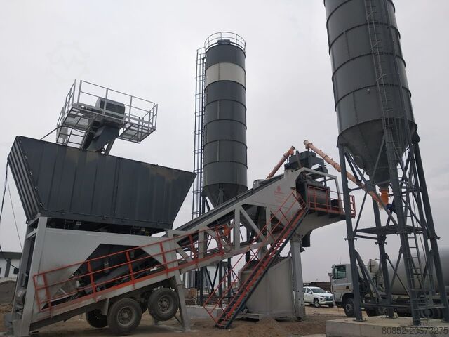 Betonmaschine Polygonmach 75 tons cement Silo