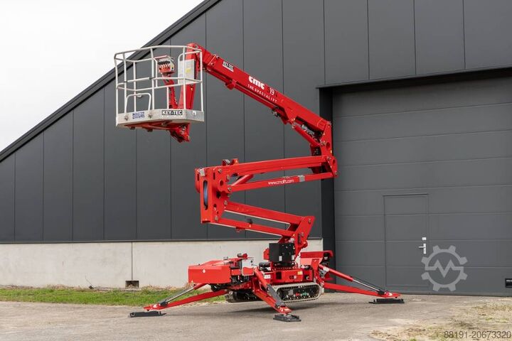 Mafsallı teleskopik çalışma platformu CMC S 19 N