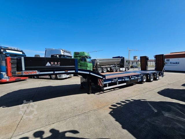 Low loader semitrailer GVN 3GVN*O4*ÜBERBREITE TAFEL*KOC*LIFT*PE