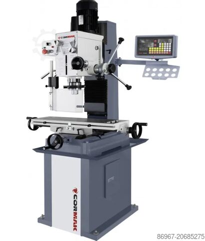 Fresadora e furadeira CORMAK ZX7045E DRO