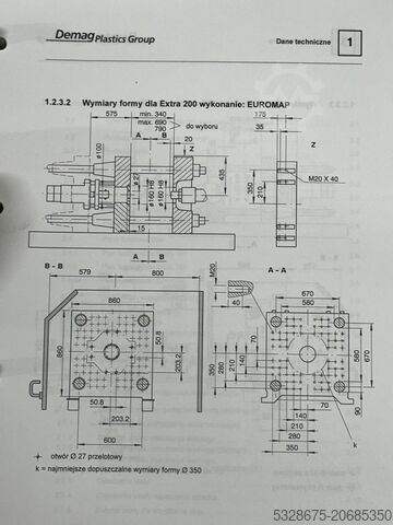 Formsprutningsmaskin DEMAG DEMAG ERGOTECH 200 - 840