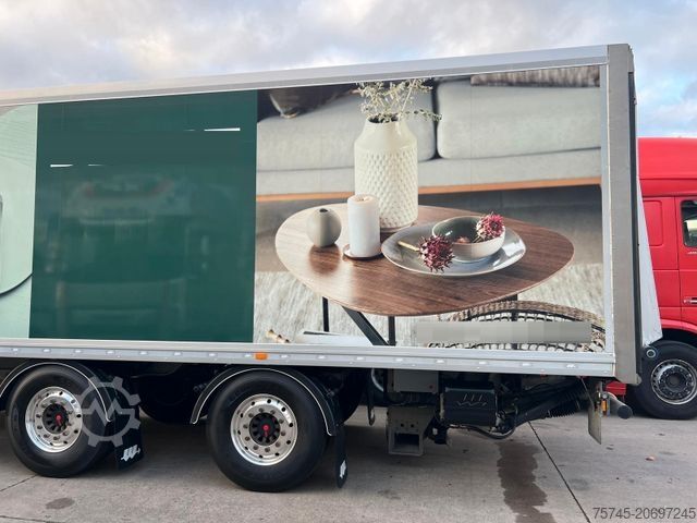 Box semitrailer WÜLLHORST *NEUWERTIG* 2T LBW * LIFT * LENK * AHK