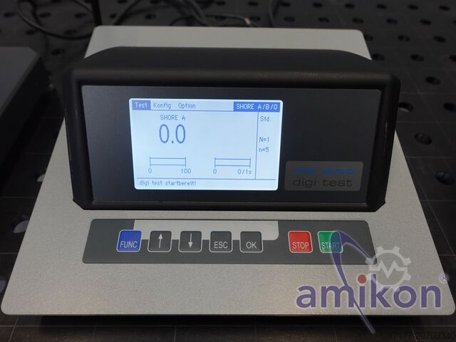 Year of manufacture 2022 – Shore A/B/0 + accessories Bareiss digi test II Härteprüfgerät