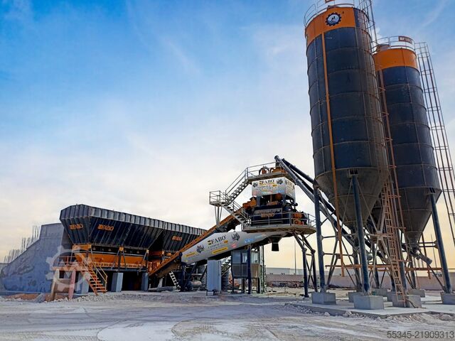 Kant-en-klare betoncentrale Stationary Concrete Mixing Plant Stationary asphalt mix plant