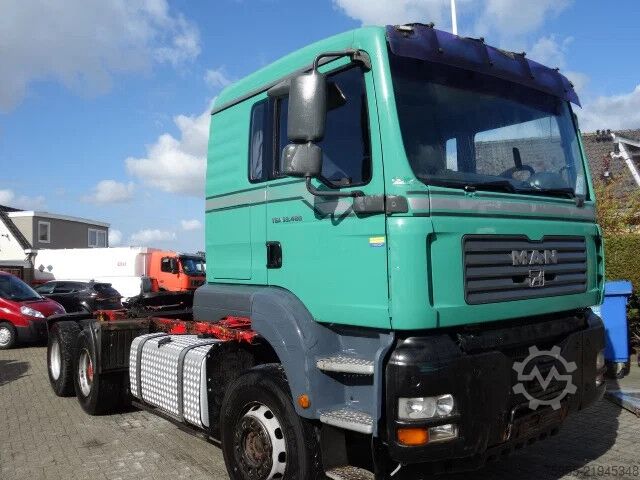 Sarcină grea MAN TGA 33.480 6X4 STEEL SPRINGS MANUAL GEARBOX,AIR...