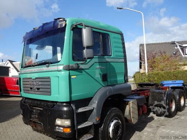 Sarcină grea MAN TGA 33.480 6X4 STEEL SPRINGS MANUAL GEARBOX,AIR...