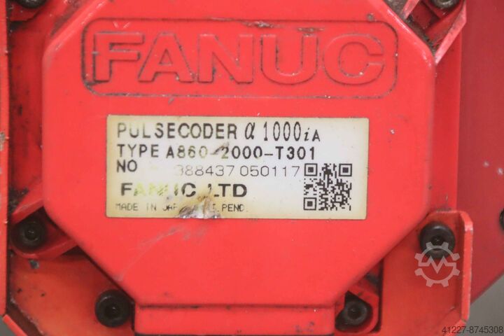 Servomotor 1,6 kW 3000 rpm Fanuc Santenberg A06B-0227-B000 GTC S 2