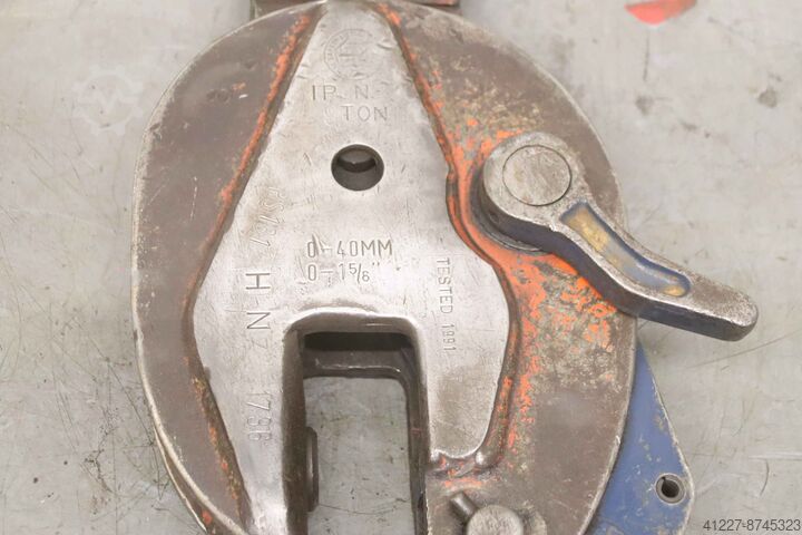 Pladeklemme 0-40 mm ip IPUN 9Ton