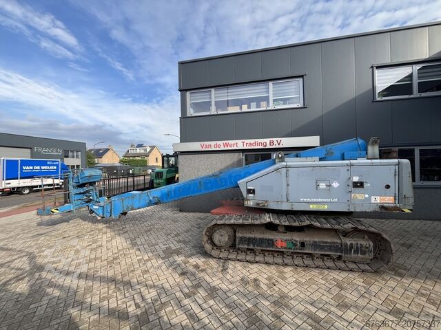 Guseničarska podizna platforma AICHI SR18A, teleskopska platforma, ISUZU dizel, gumene podloge, 2007 AICHI SR18A telescoop hoogwerker ISUZU diesel rubber pads 2007 AICHI