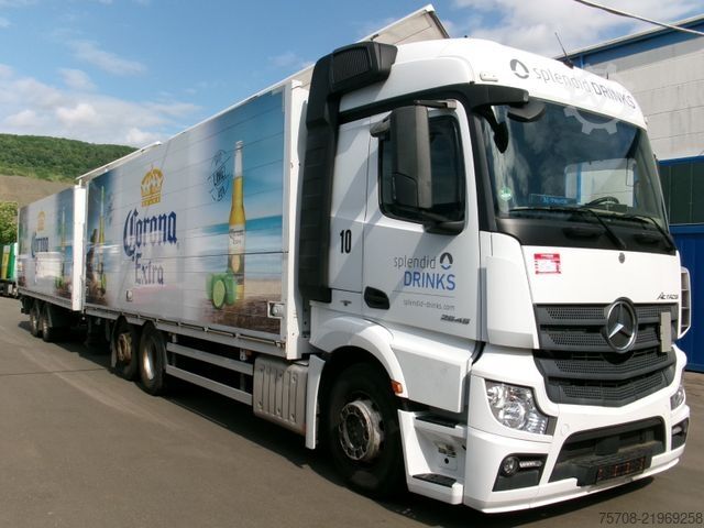 Drankentruck MERCEDES-BENZ 2545 Actros*kpl Zug*2x LBW*2x 7,7m*Lift/Lenk*Ret