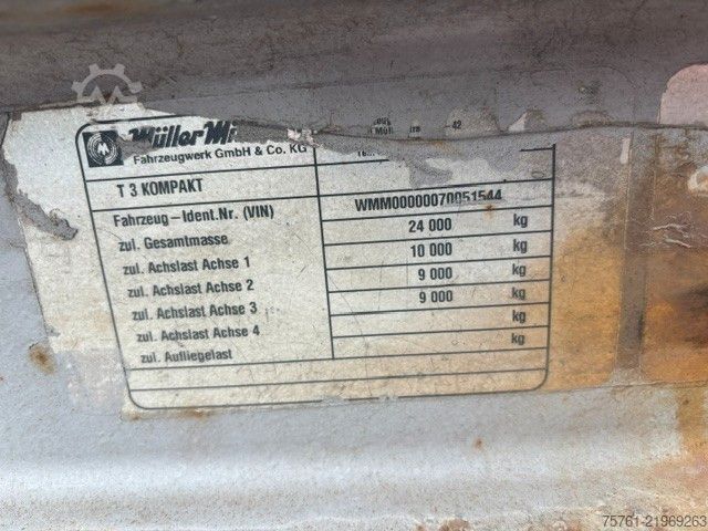 Reboque com plataforma rebaixada MÜLLER-MITTELTAL T3 Kompakt 30,0