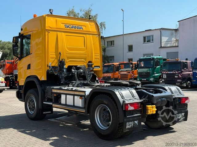 Standaard trekker SCANIA 450 XT 4x4 Euro 6 SZM Kipphydraulik Blatt / Luft