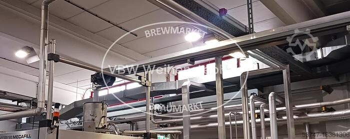 Ligne de remplissage de bouteilles en verre Krones