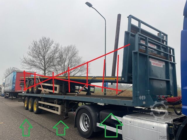 Plataforma remolque Haan OPL45 Heavy Duty (45Ton) / Rungen-Potholes /BPW...