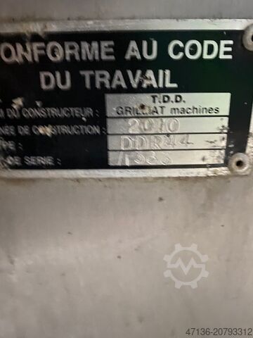 Automatische roterende dégorgeer- en doseermachine T.D.D. Grilliat Machines DDR44