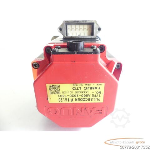 Besturingsunit Fanuc A06B-0062-B103 AC Servomotor SN: C10ZF0452 mit Pulsecoder A860-2020-T301