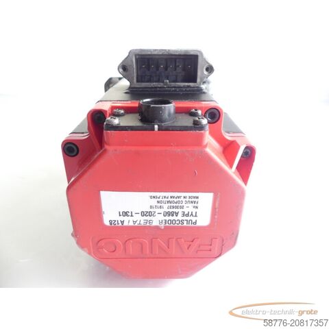 Unidad de control Fanuc A06B-0062-B103 AC Servomotor SN: C201F084B mit Pulsecoder A860-2020-T301