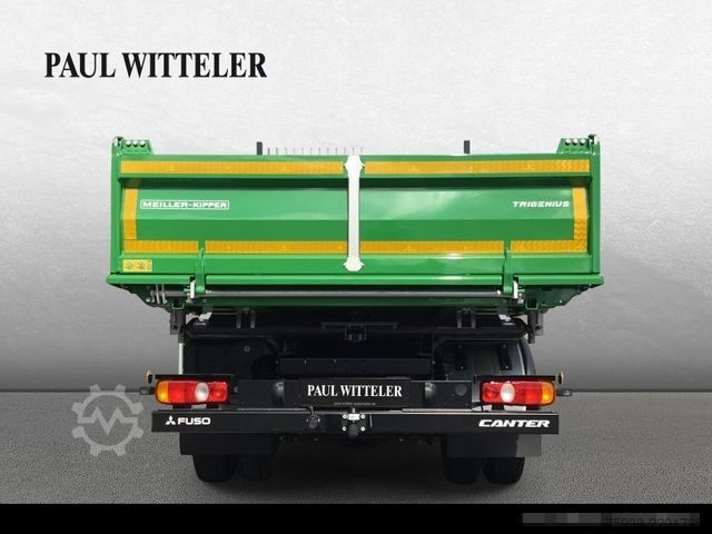 Üç yönlü damperli kamyonet MITSUBISHI Canter 7C18 Meiller-Trigenius-Dreiseitenkipper
