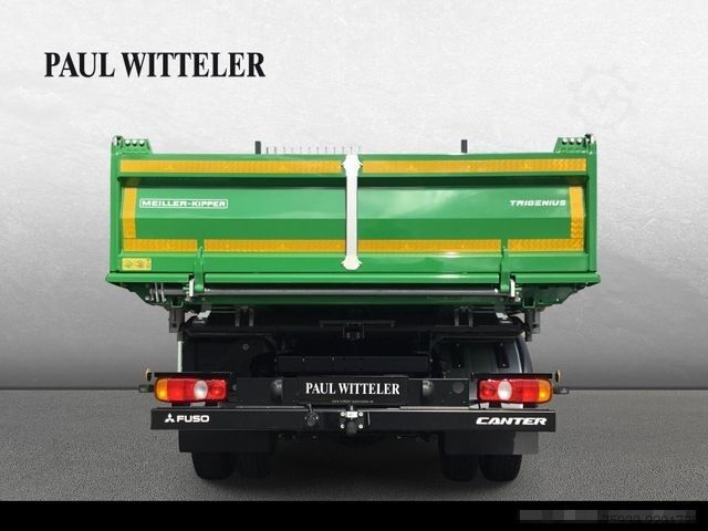 Třístranná sklápěcí dodávka FUSO Canter 7C18 Meiller-Trigenius-Dreiseitenkipper