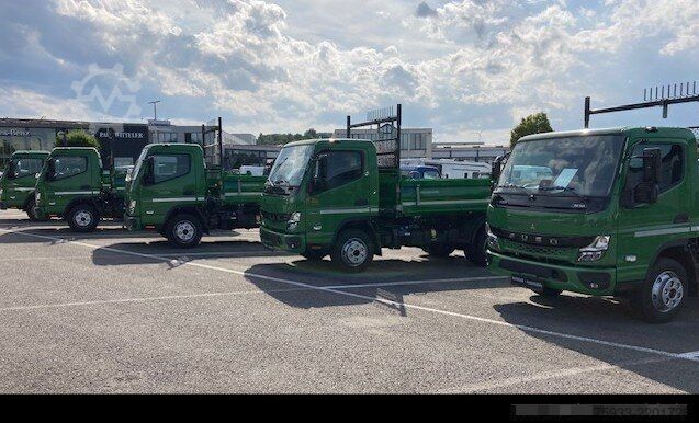 Tre-vejs tippevogn FUSO Canter 7C18 Meiller-Trigenius-Dreiseitenkipper